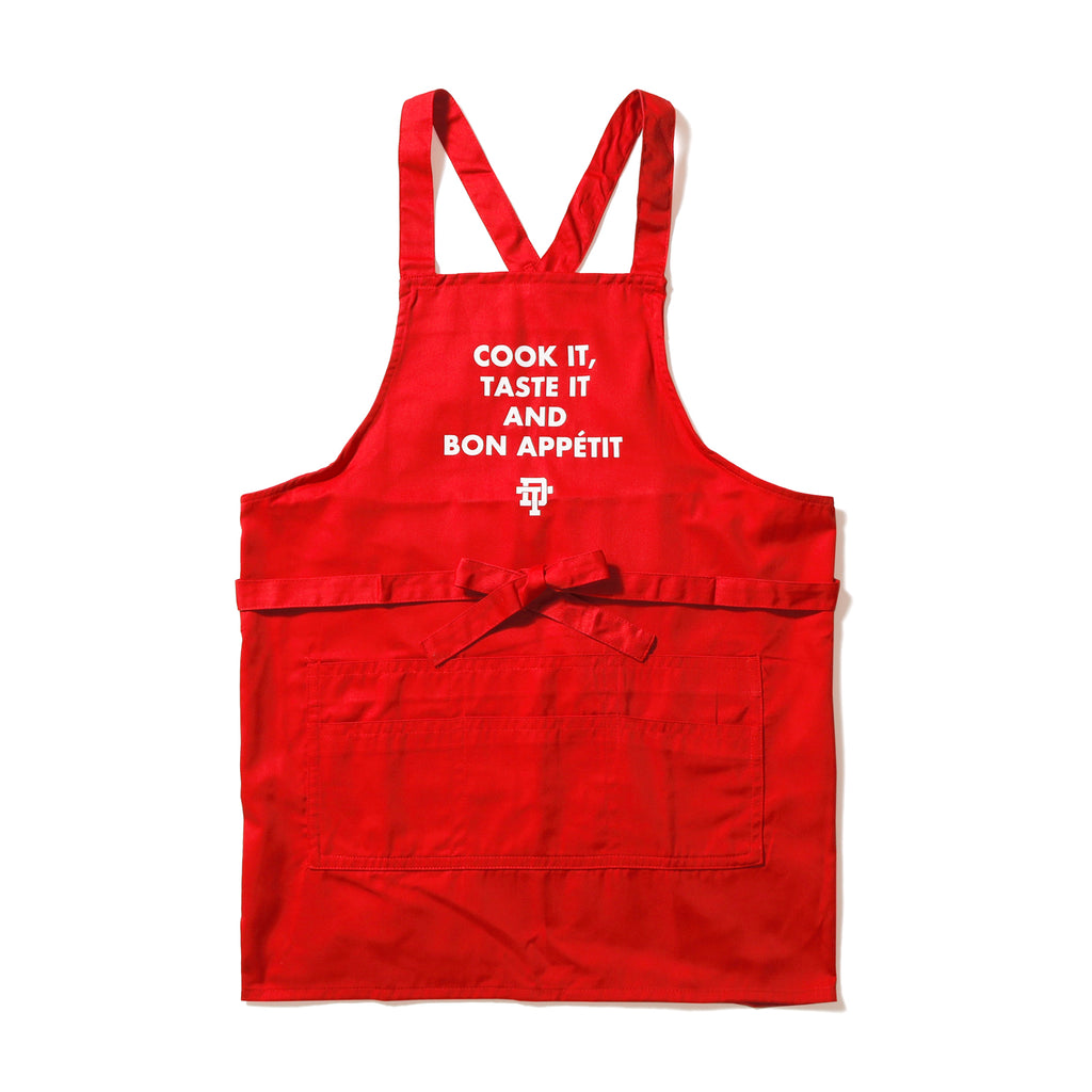 BON APPETIT エプロン_Red – Def Tech STORE BON APPETIT エプロン_Red – Def Tech STORE