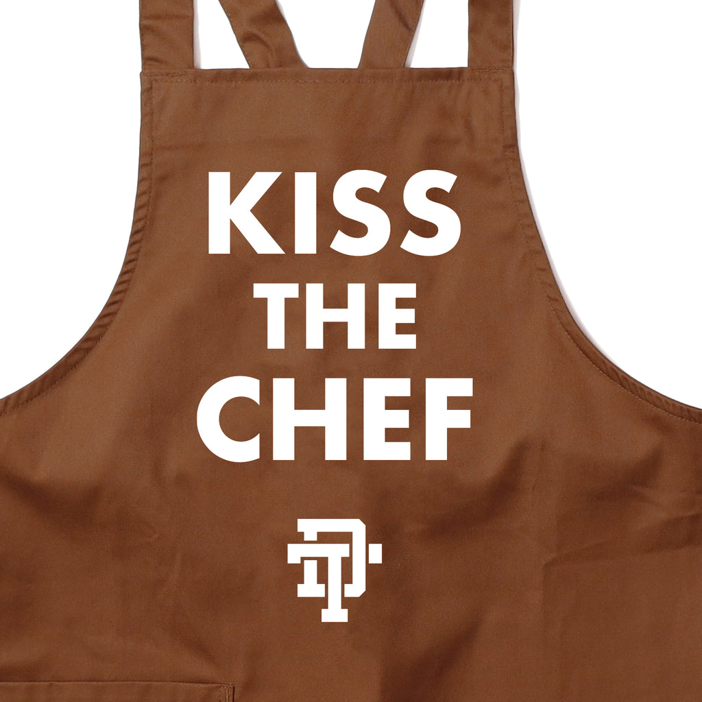 KISS THE CHEF エプロン_Brown – Def Tech STORE