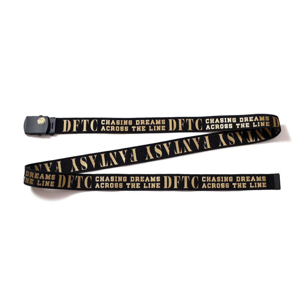DFTC×FANTASY GI Belt Black×Gold – Def Tech STORE