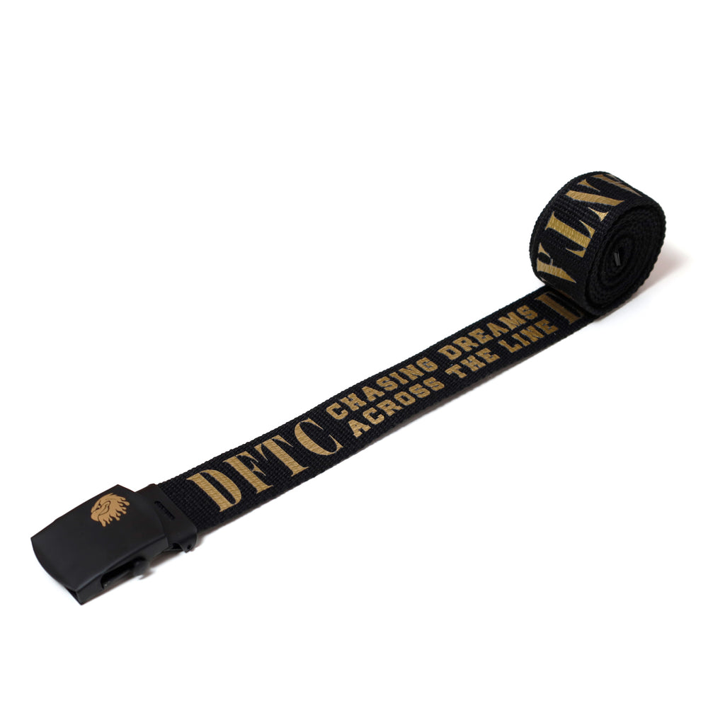 DFTC×FANTASY GI Belt Black×Gold – Def Tech STORE
