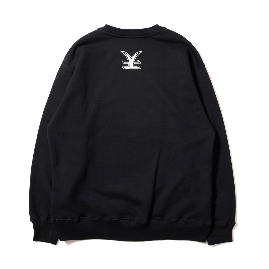 Double Up 2025 RAP CREW NECK SWEAT_Black – Def Tech STORE