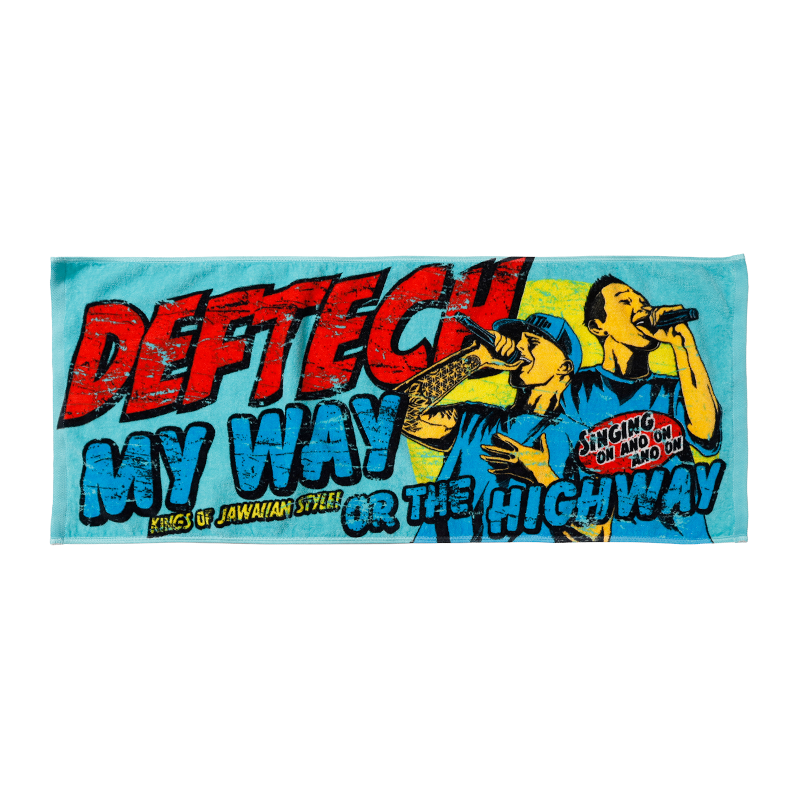 MyWay or HighWay-Face Towel_Blue – Def Tech STORE