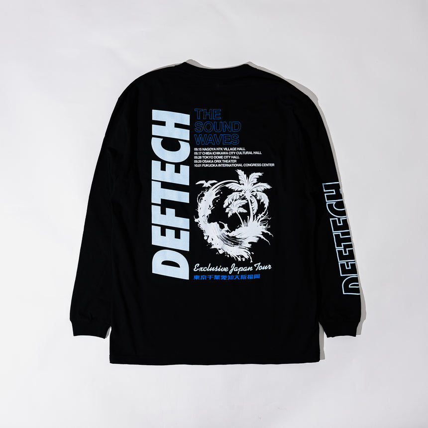 The Sound Weves-Tour_L/S-TEE_Black