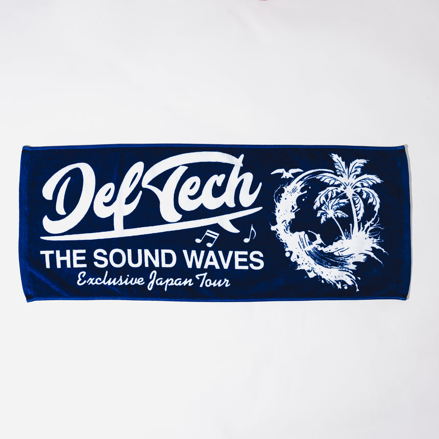 The Sound Waves Face Towel
