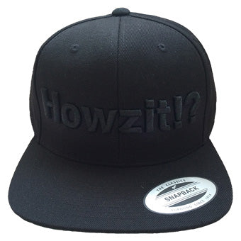 Howzit!? Snapback-Cap BLK×BLK