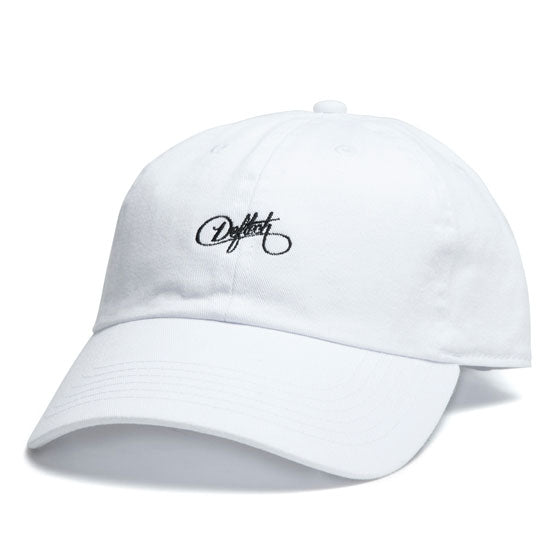 Script-Logo_Cotton cap_White