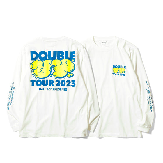 Double Up- cloud_L/S-TEE_White