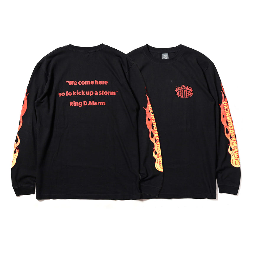 Ring D Alarm-Longsleeve-Tee_Black＜注文期間：～11/22まで＞