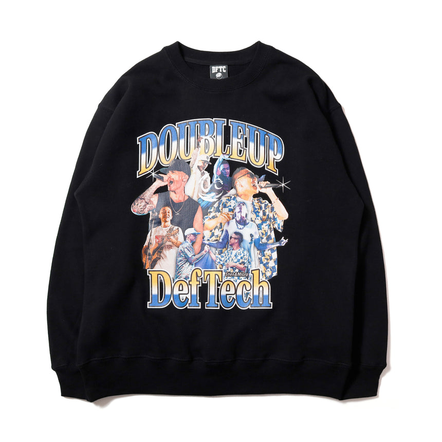 Double Up 2025 RAP CREW NECK SWEAT_Black＜注文期間：～1/31まで＞