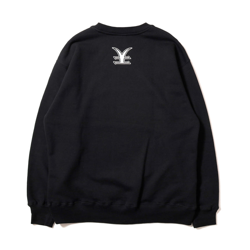 Double Up 2025 RAP CREW NECK SWEAT_Black＜注文期間：～1/31まで＞