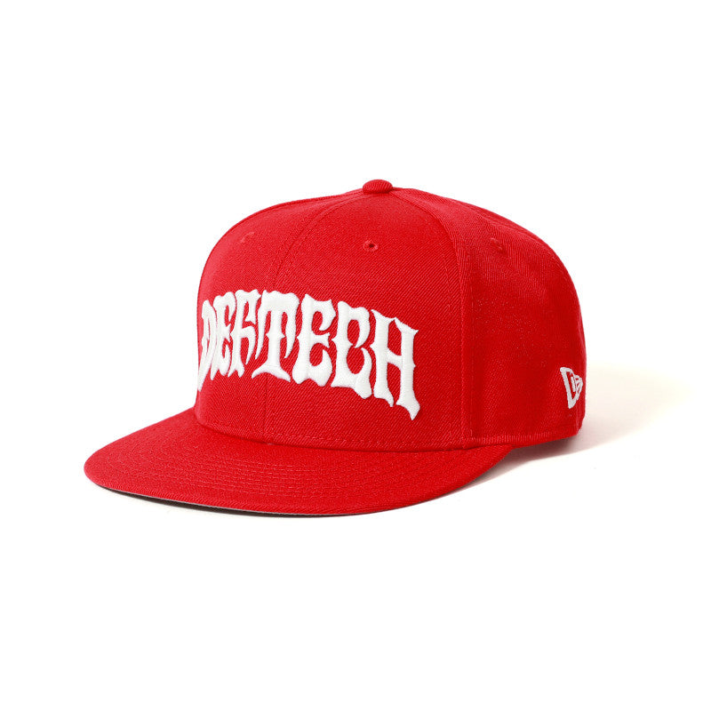 DEF TECH-Flat Visor Cap_Red