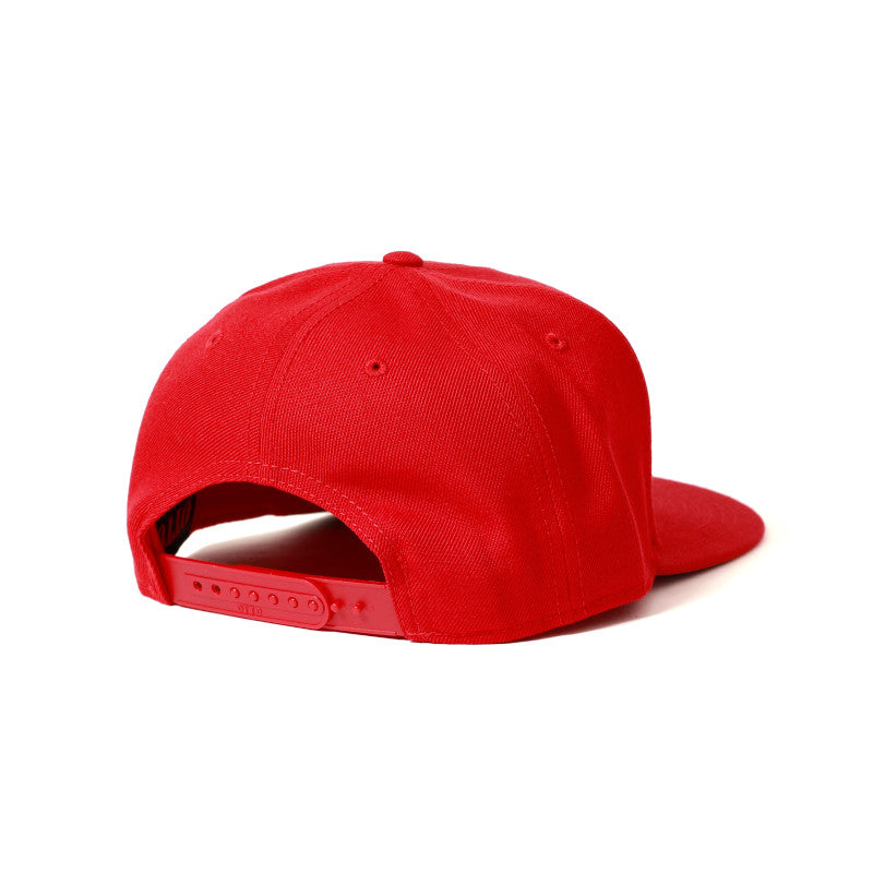 DEF TECH-Flat Visor Cap_Red