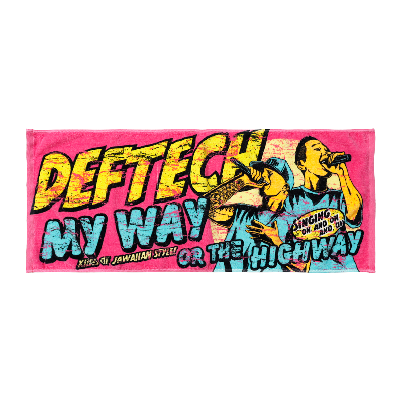 MyWay or HighWay-Face Towel_Pink